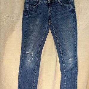 American Eagle Outfitters Dark Blue Skinny Jeans